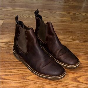 Clarks Bushacre Hill Chelsea Boots Men's US Size 12 -‎ Brown Leather Slip On